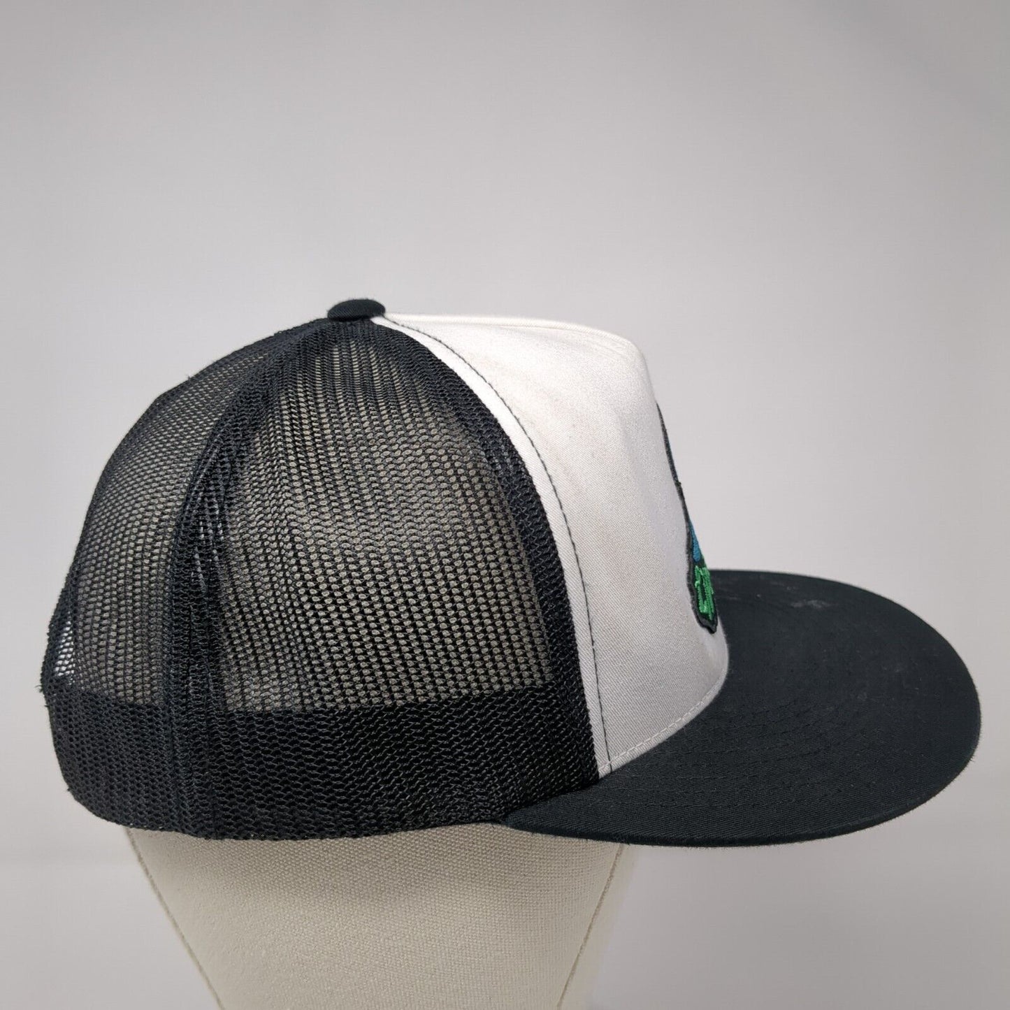 Life At Sea Snapback Trucker Hat Black One Size Mesh Back Yupoong