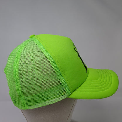 Live Hi Snapback Trucker Hat Green OSFA Adjustable Mesh Back 6 Panel Polyester