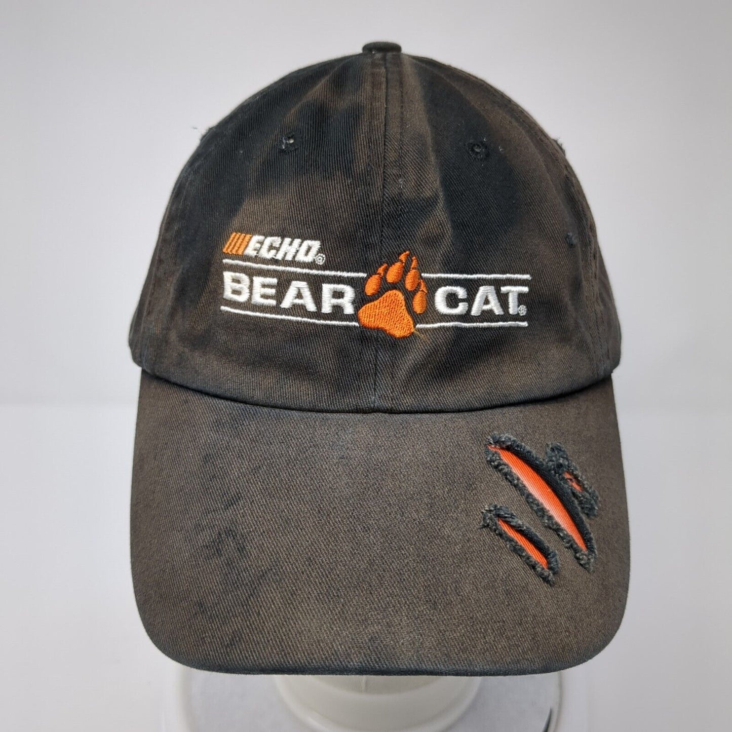 Echo Bear Cat Slideback Hat Black One Size Embroidered K-Products