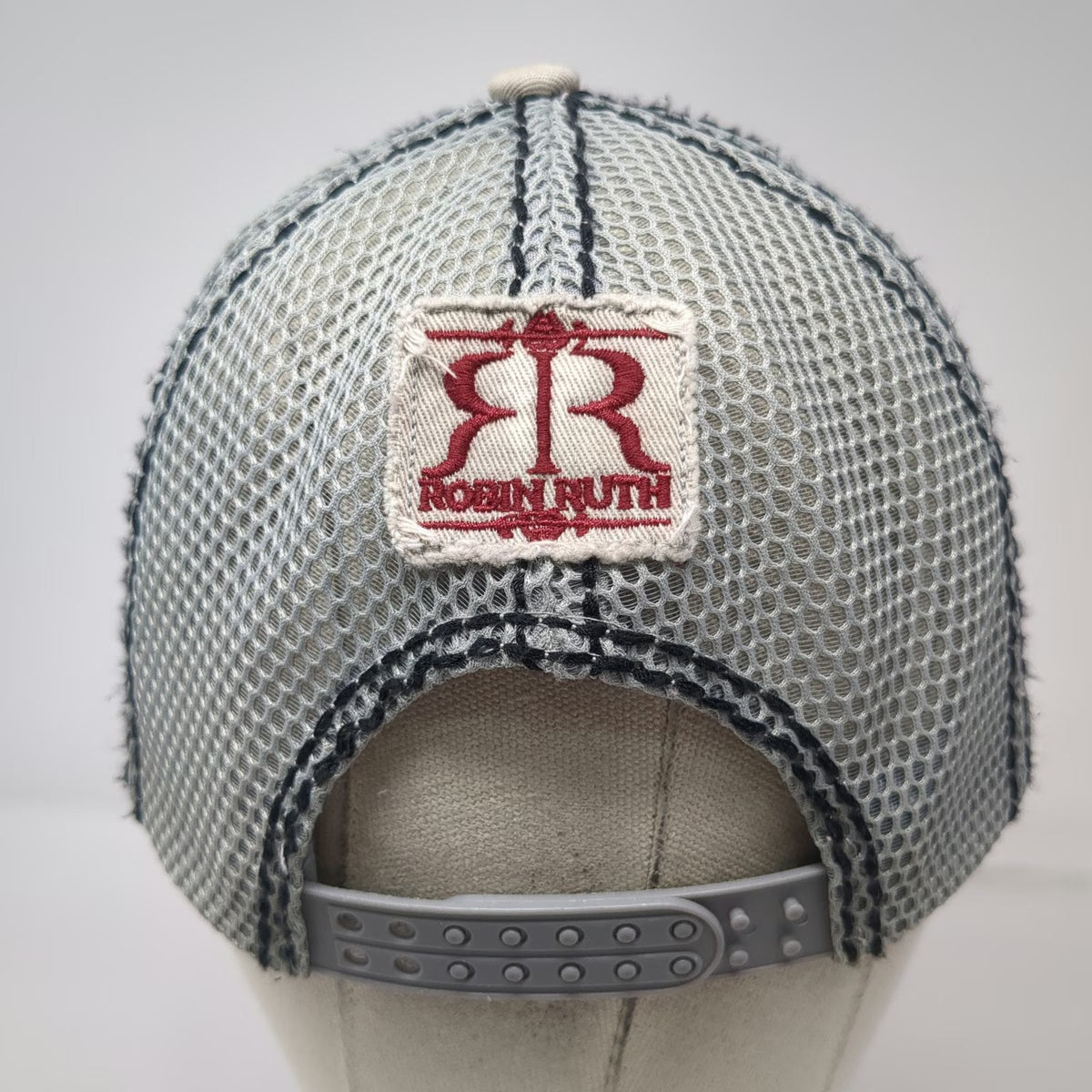 Robin Ruth Texas Baseball Cap Red One Size Distressed Snapback Mesh Souvenir Hat