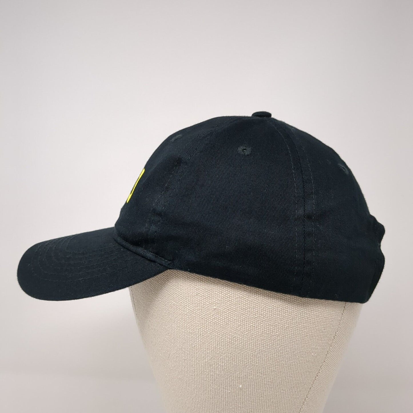 PCRD Strapback Hat Black Youth One Size Adjustable Port & Company