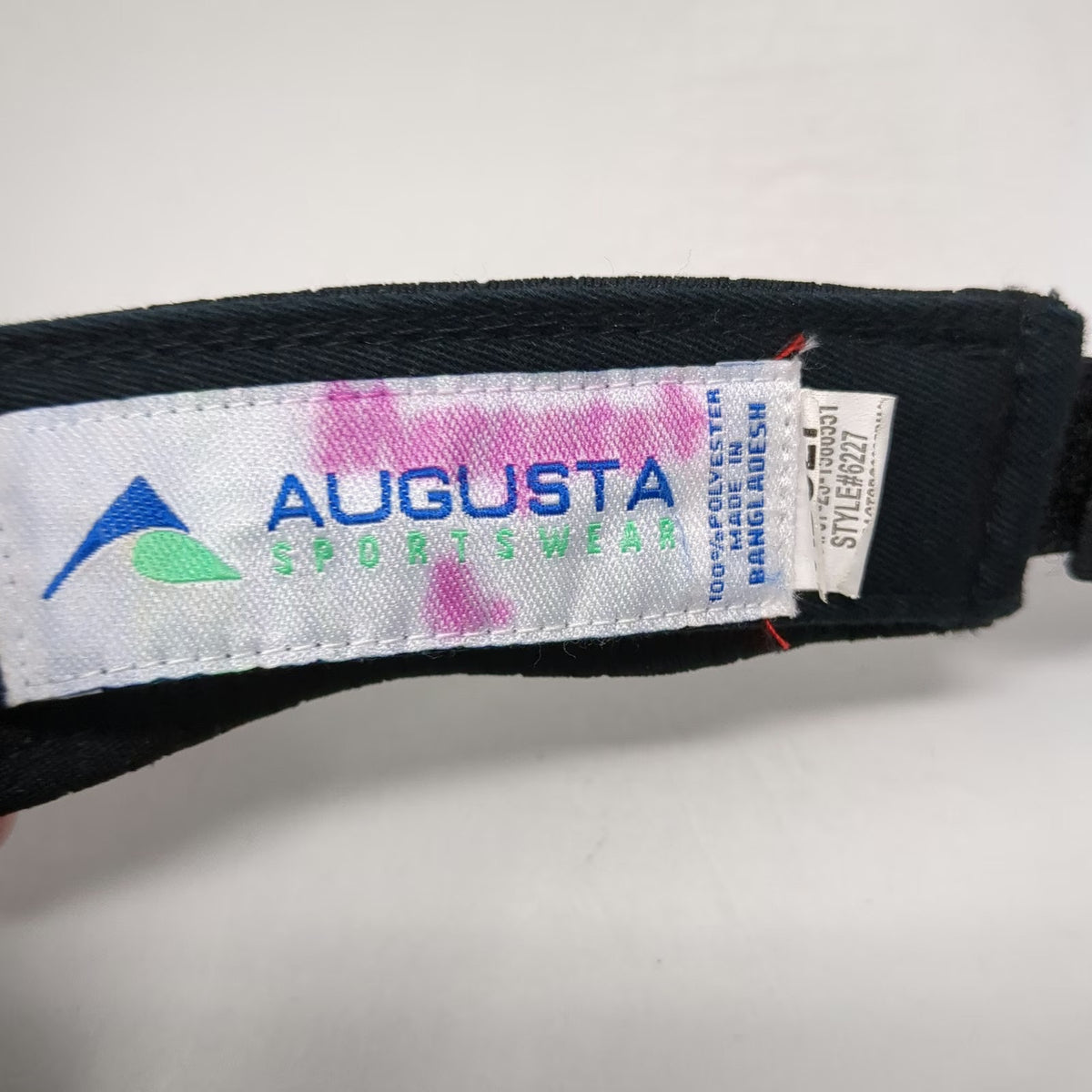 Augusta Sportswear Visor Black One Size Skull Pistons Mesh Strapback Hat Biker