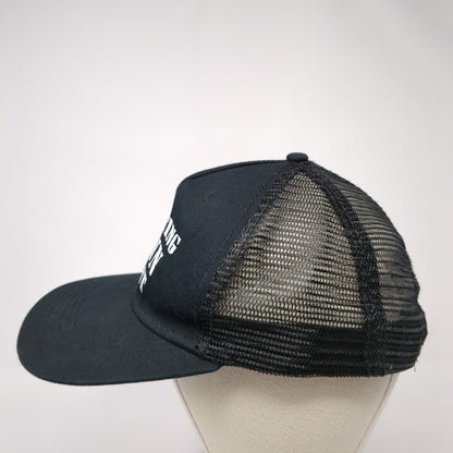 Painting Dunn Right Snapback Trucker Hat Black OS Adjustable Mesh Back BIG X