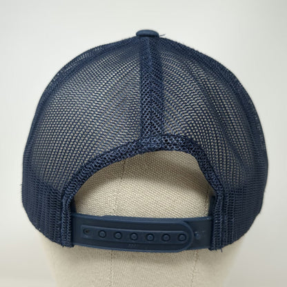 Yupoong Trucker Hat Blue One Size Rexburg Motorsports Mesh Snapback Structured