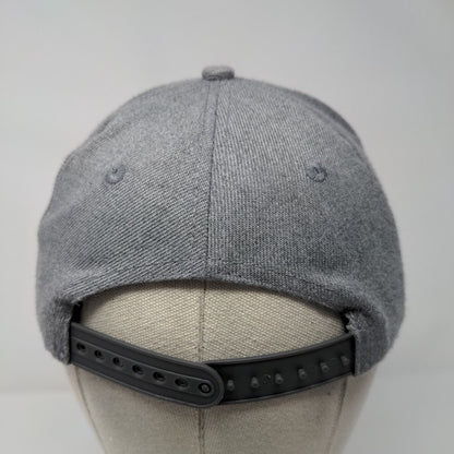 Star Wars Snapback Hat Gray OSFM Adjustable Character Graphic Print 6 Panel