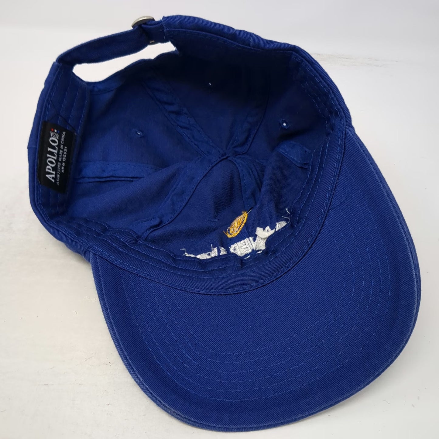 Apollo Baseball Cap Blue One Size Warner Bros Discovery Logo Embroidered Hat