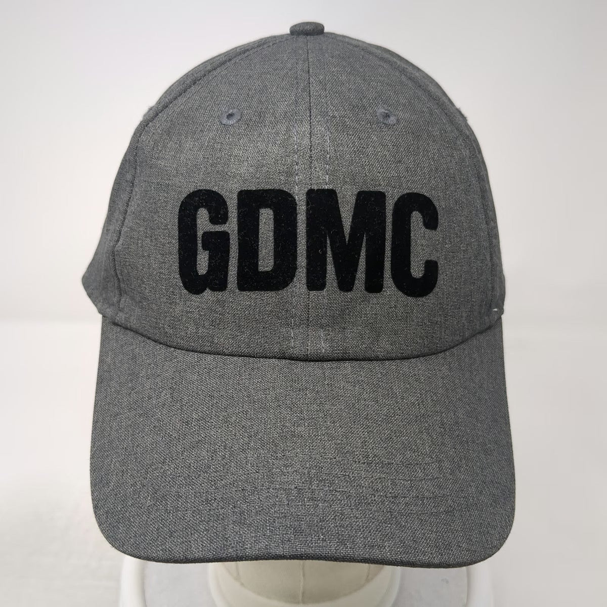 Imperial Baseball Cap Gray One Size GDMC Embroidered Logo Hat Slideback Strap