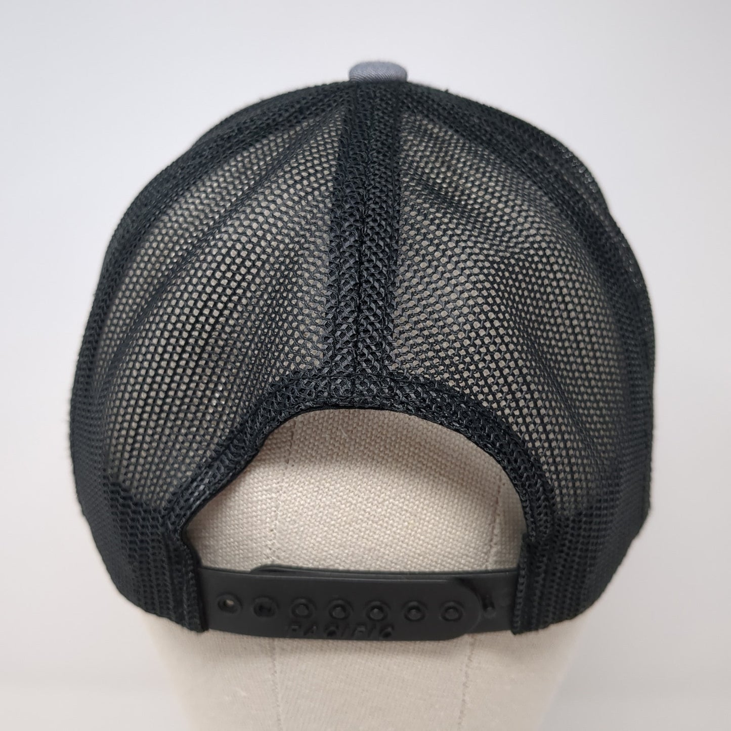 Hummel Snapback Mesh Back Trucker Hat Gray One Size Pacific Headwear