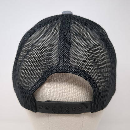 Hummel Snapback Mesh Back Trucker Hat Gray One Size Pacific Headwear