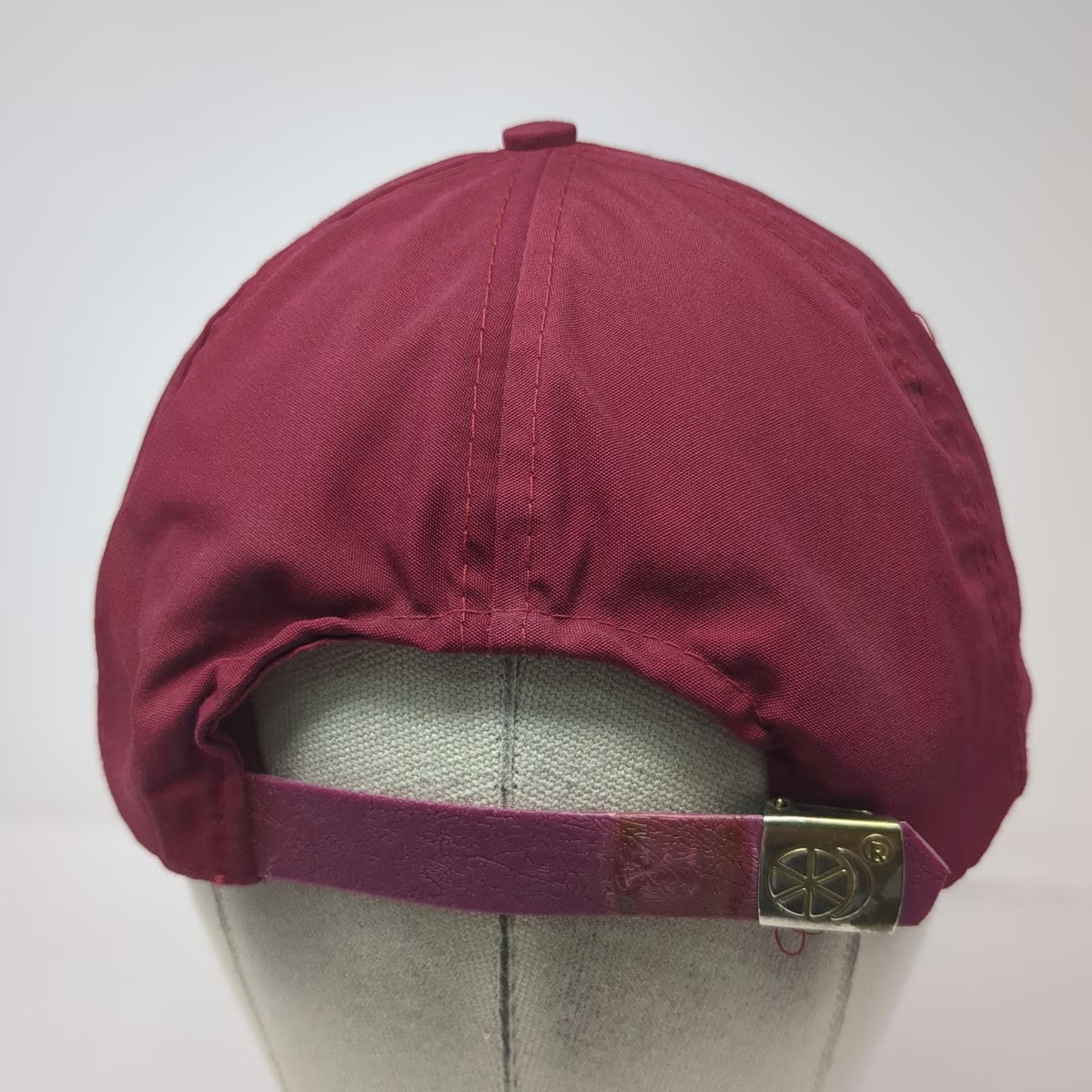Sportcap 5 Panel Red One Size Silver Creek Irrigation Rope Slideback Hat Cotton