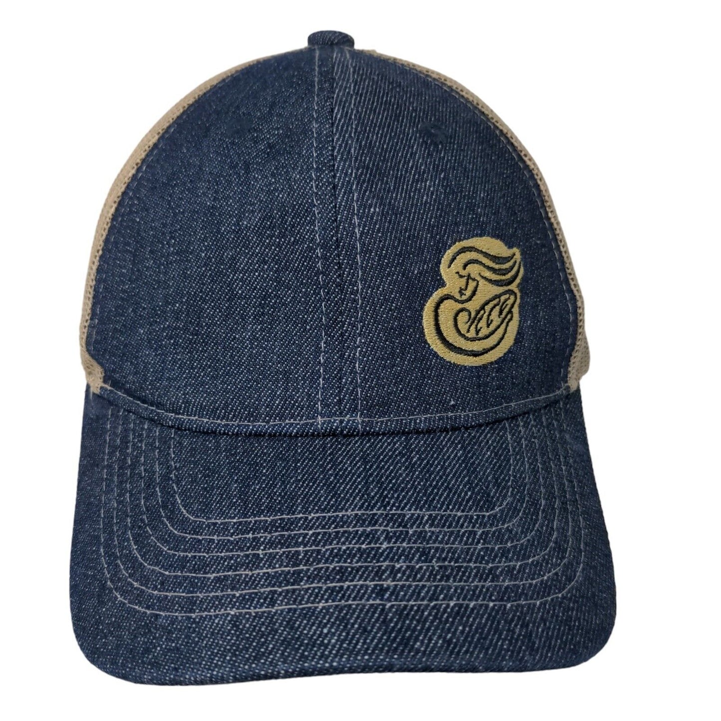 Panera Bread Men's Strapback Mesh Back Hat Blue Adjustable Embroidered Logo