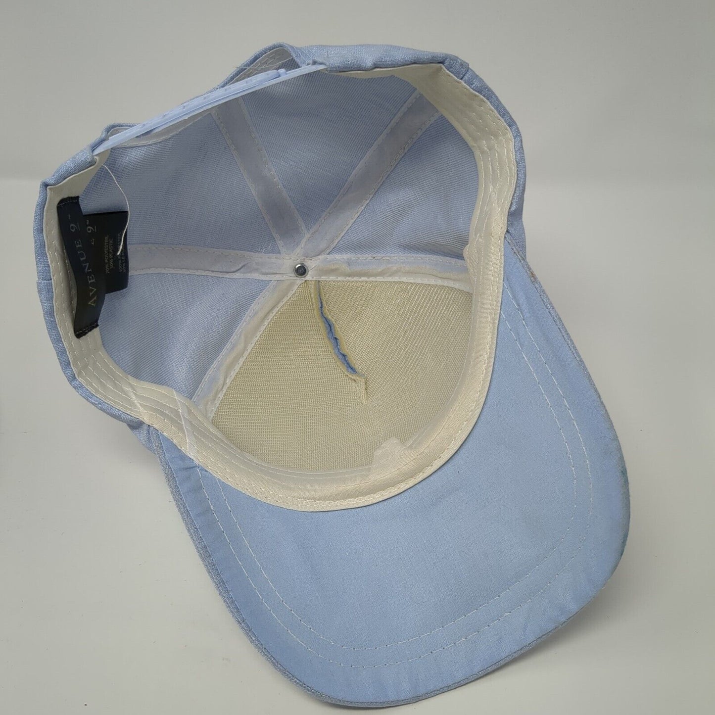 Avenue 9 Snapback Hat Blue One Size Mermaid Scales Sequin Adjustable