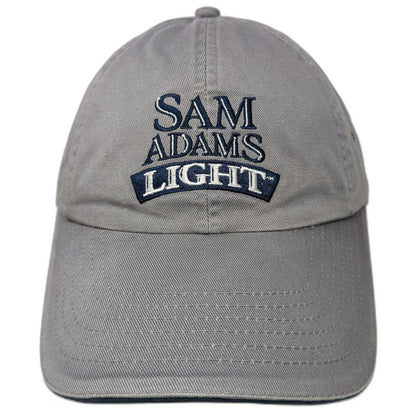 Sam Adams Light Beer Baseball Cap Gray Blue One Size Slideback Sandwich Brim Hat