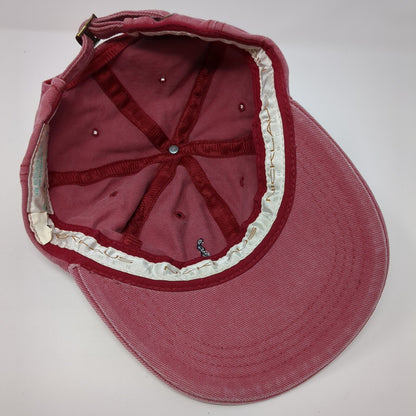 Nicklaus For Women Slideback Hat Red One Size Adjustable Embroidered 6 Panel
