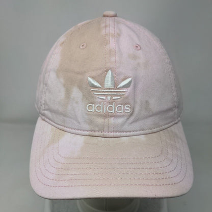 Adidas Slidebak Hat Pink OSFM Adjustable Embroidered Trefoil Vented Holes
