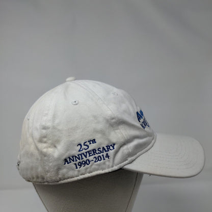 Albertsons Boise Open Slideback Hat White One Size Embroidered Ivory