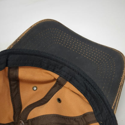 George Baseball Cap Brown One Size Slideback Distressed Contrast Stitching Hat