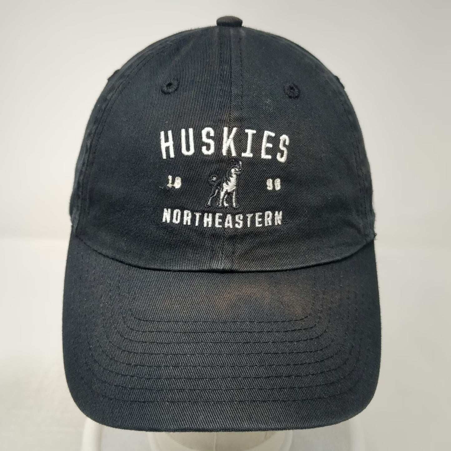 '47 Northeastern Huskies NCAA Cap Black One Size Adjustable Curved Brim Logo Hat
