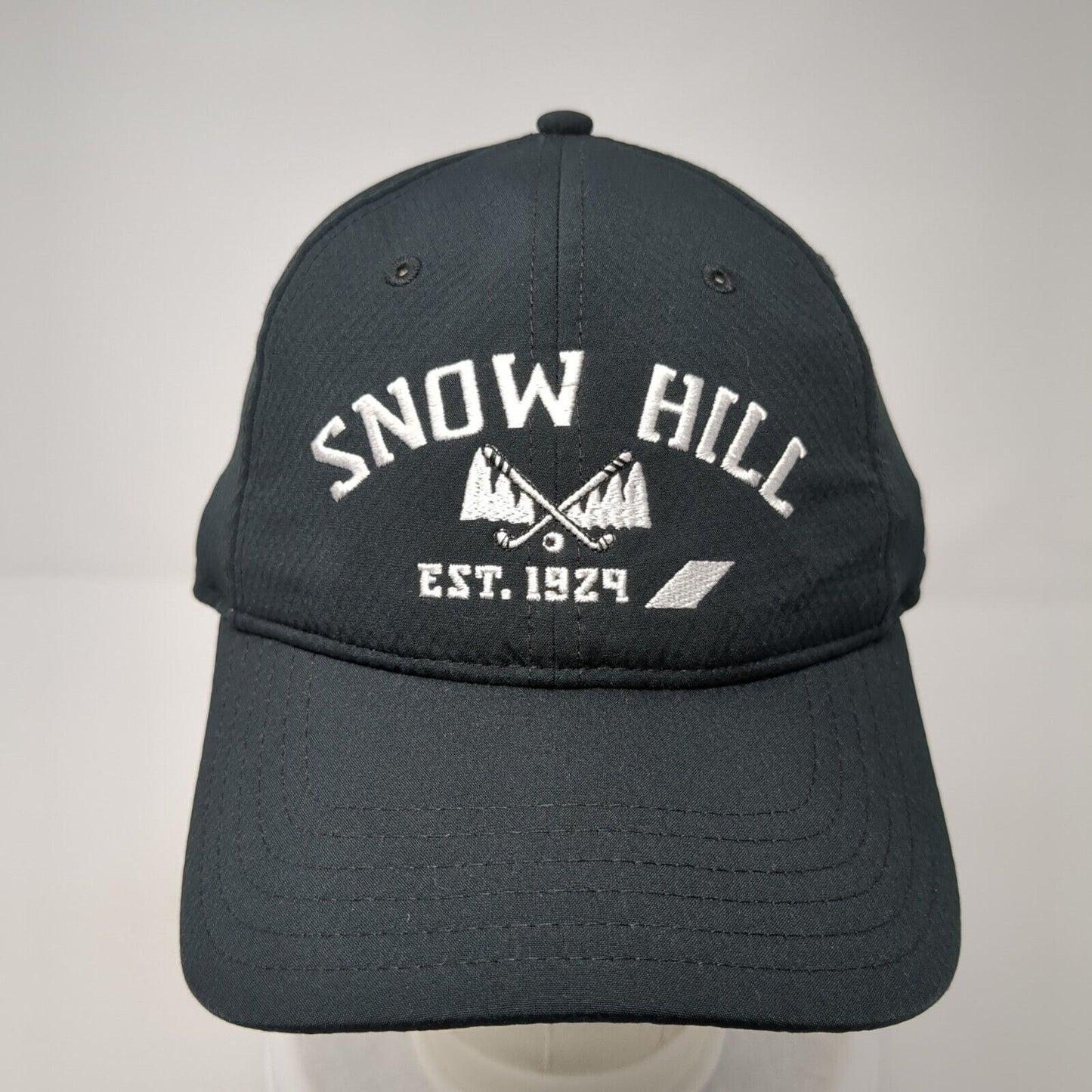 Snow Hill Est. 1924 Strapback Hat Black OS Adjustable Embroidered Under Armour