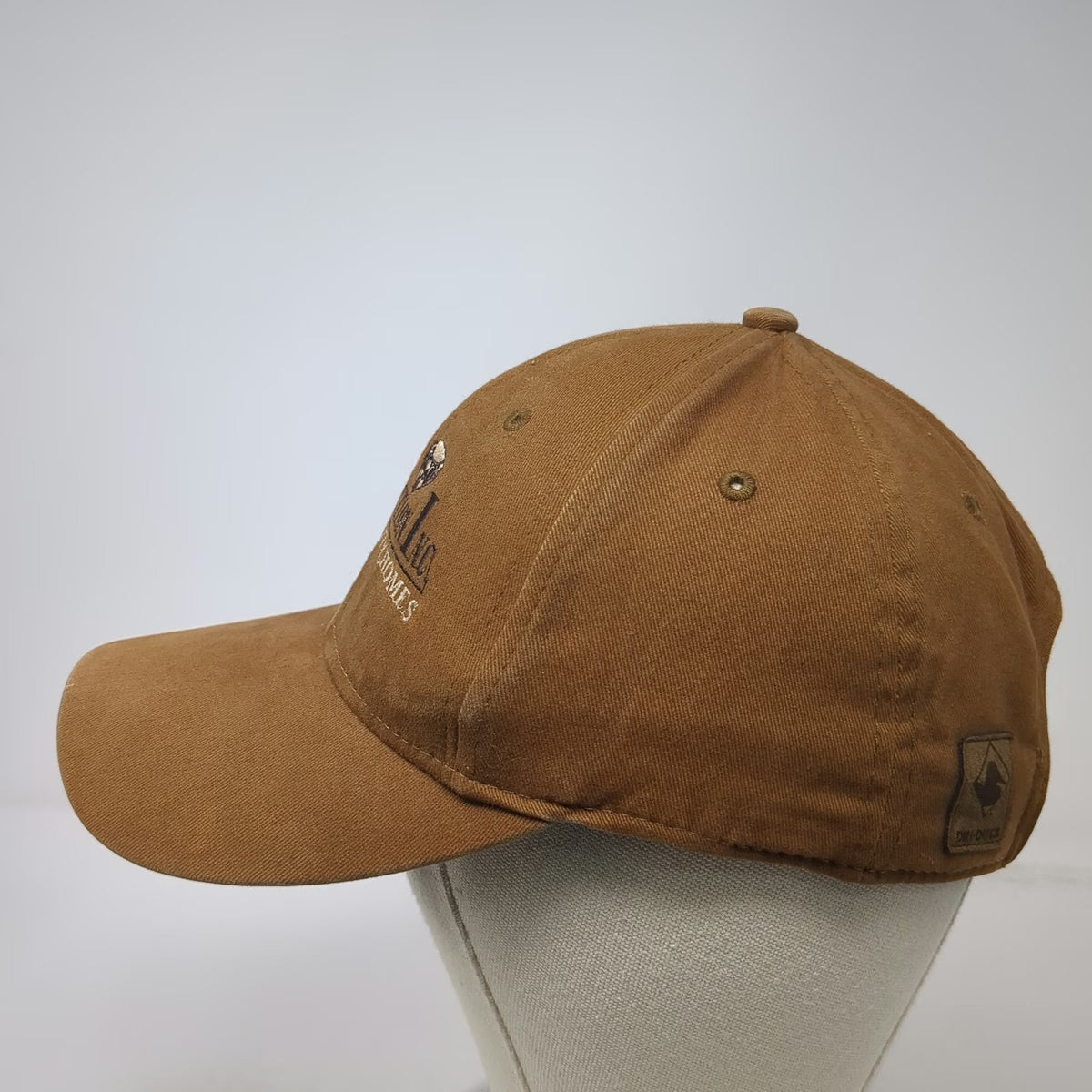 Dri Duck Brown Baseball Cap One Size Stacy Construction Dog Wildlife Series Hat