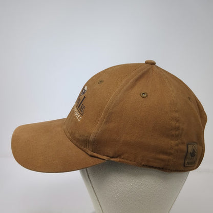 Dri Duck Brown Baseball Cap One Size Stacy Construction Dog Wildlife Series Hat