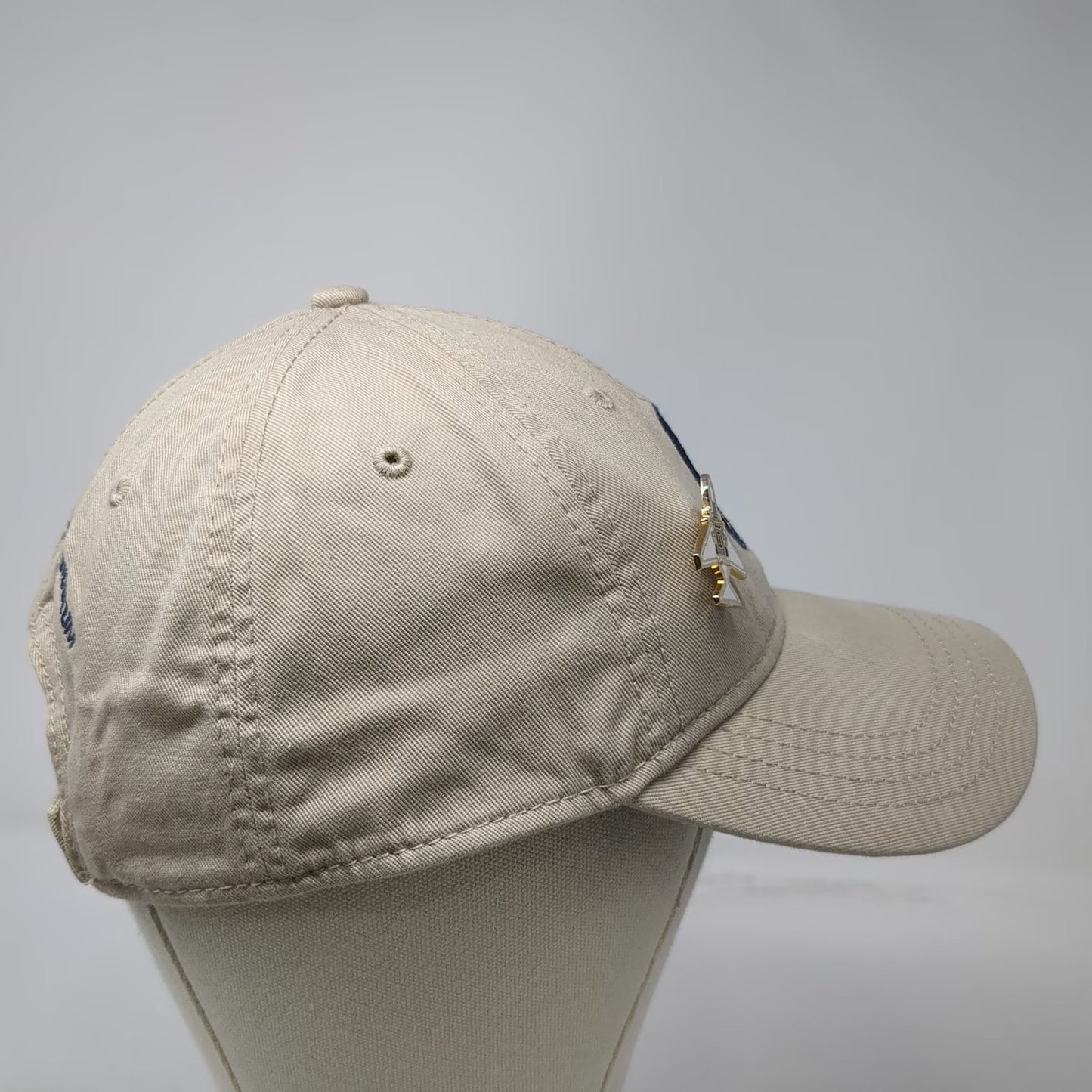Cap America Baseball Cap Beige One Size Pima Air Space Museum Fighter Jet Hat