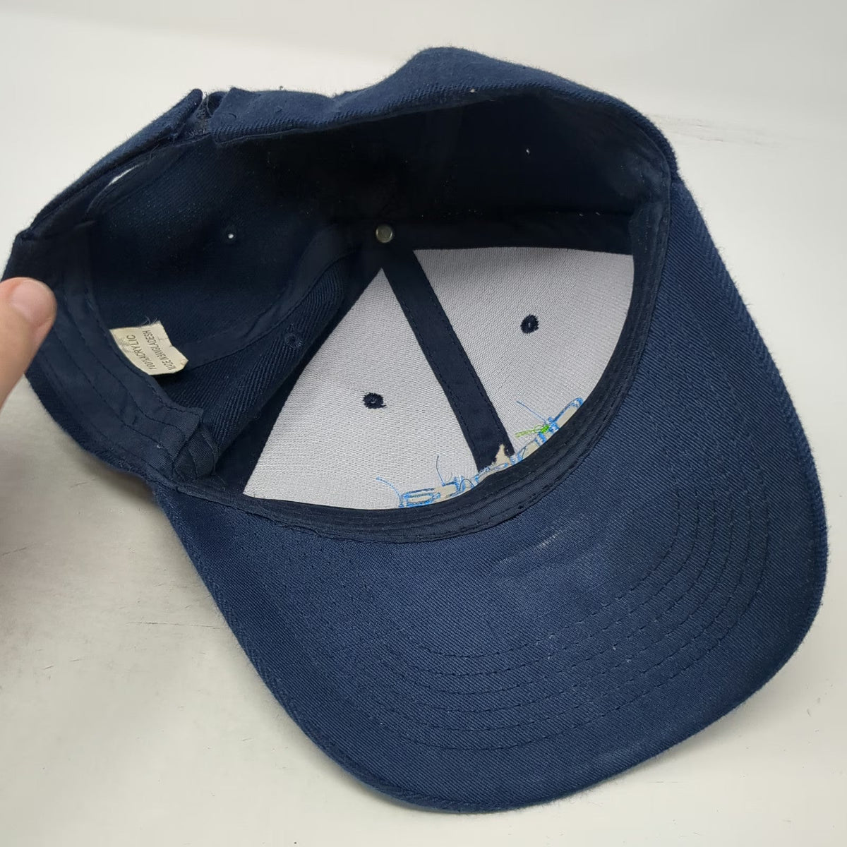 dnata Baseball Cap Blue One Size Strapback 6 Panel Acrylic Logo Aviation hat
