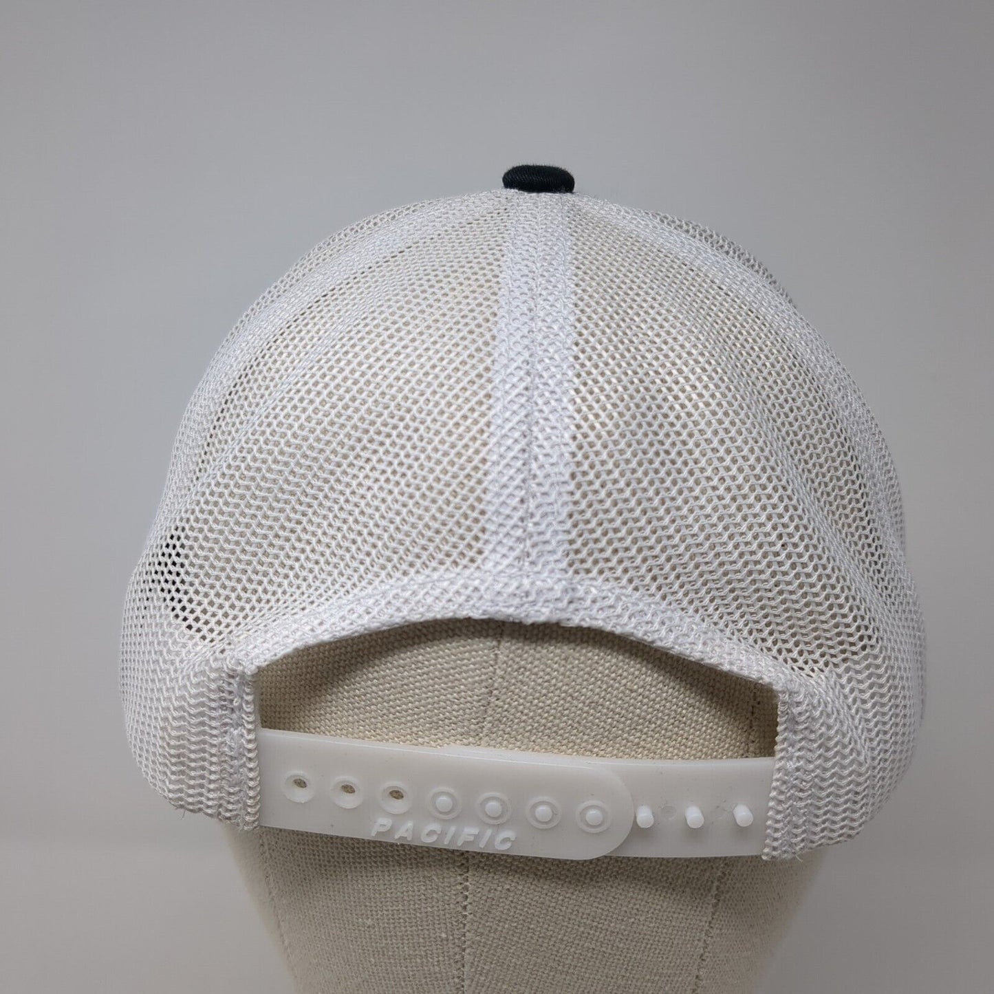 Middleton Snapback Trucker Hat Blue OS Adjustable Mesh Back Pacific Headwear