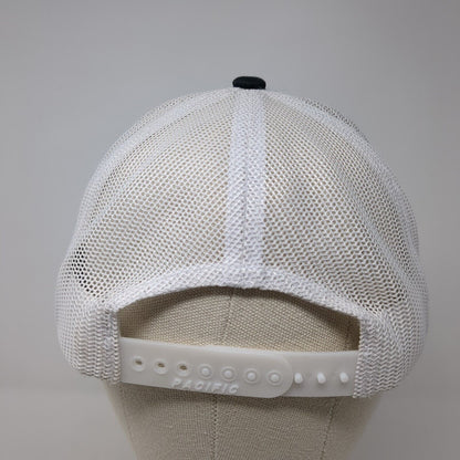 Middleton Snapback Trucker Hat Blue OS Adjustable Mesh Back Pacific Headwear