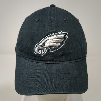 Philadelphia Eagles NFL Reebok Black One Size Slideback Green Underbrim Hat