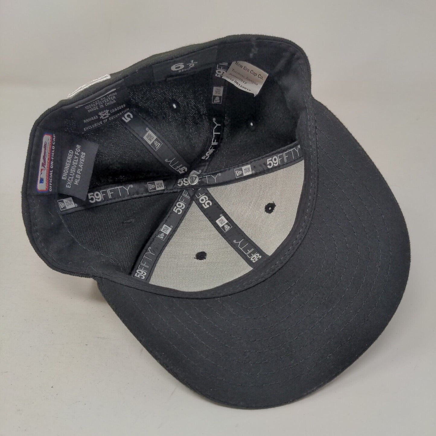 Colorado Rockies Fitted Hat Black Size 6 1/2 Embroidered Logo MLB 59Fifty