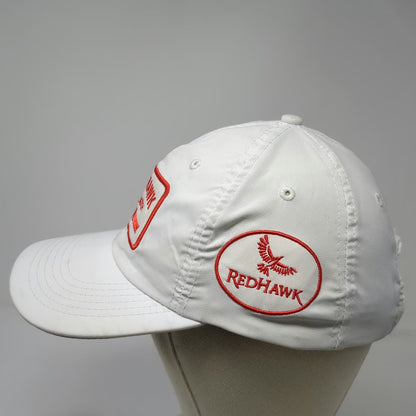 Legendary Baseball Cap White One Size Riverhawk Cup Match RH Redhawk Strapback