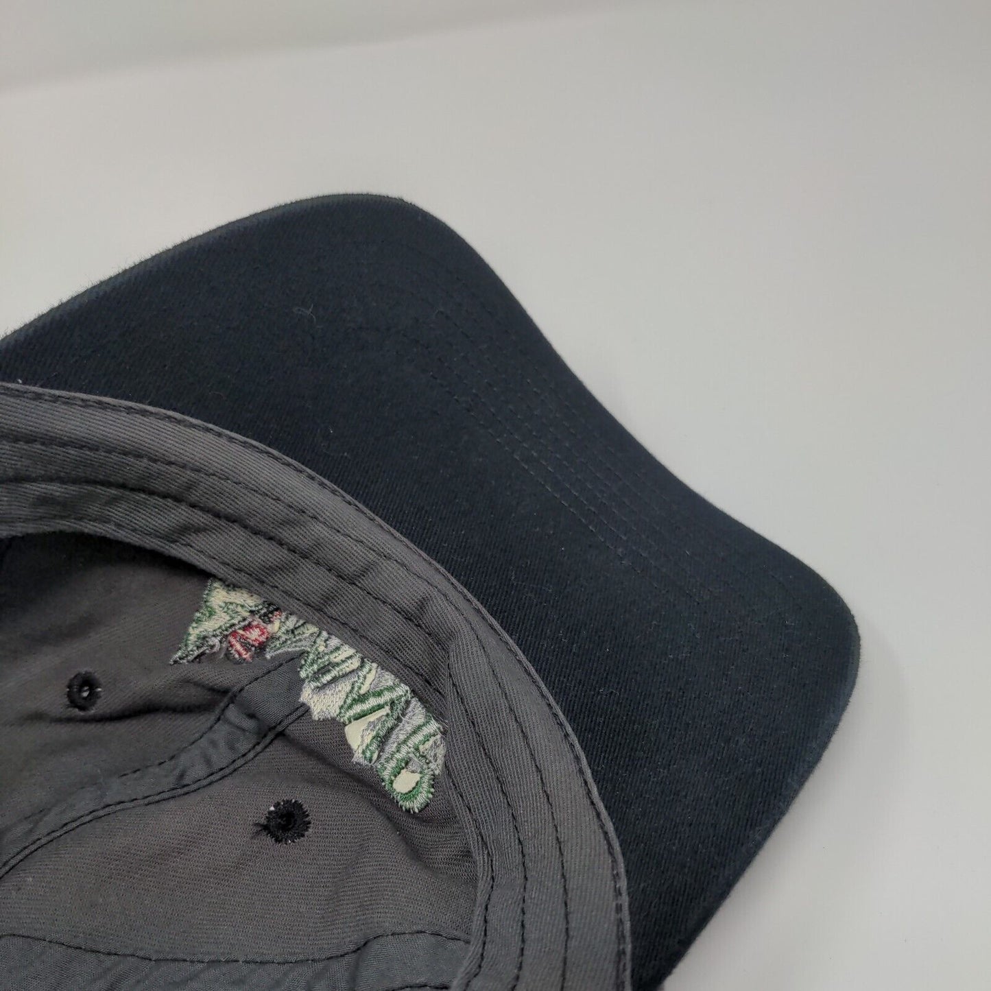 MWP Strapback Hat Gray OSFA Adjustable Embroidered Vented Holes Port Authority