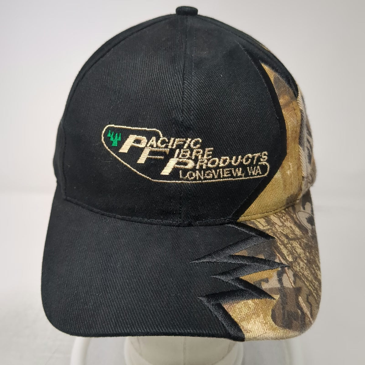 Kati Baseball Cap Black Mossy Oak Camo Pacific Fibre Products WA One Size Hat