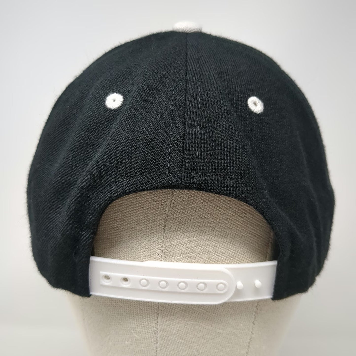 goldRush Rally 5 Panel Black One Size Hat Snapback Flat Brim GR7 Shield Logo
