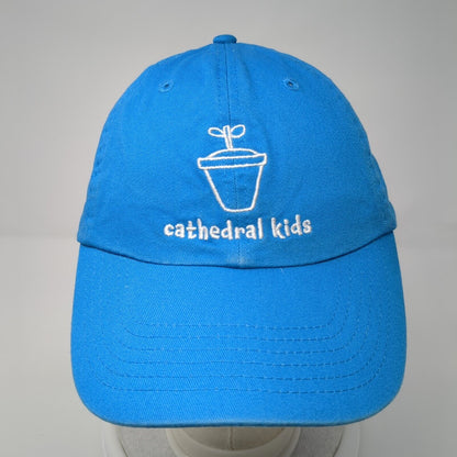 Cathedral Kids Slideback Hat Blue One Size Adjustable Embroidered