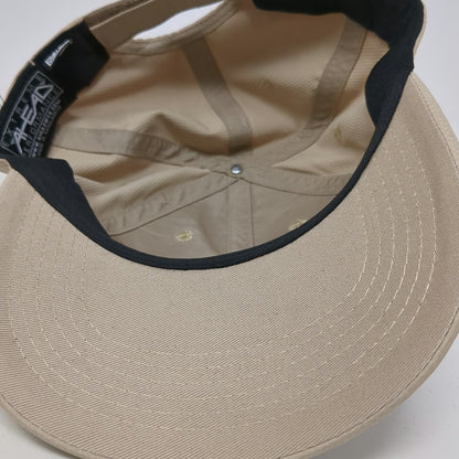 Ahead Beige Baseball Cap One Size Crane Creek Country Club Performance Hat