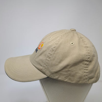 Port Authority Baseball Cap Beige One Size Glanbia Embroidered Logo Blue Hat