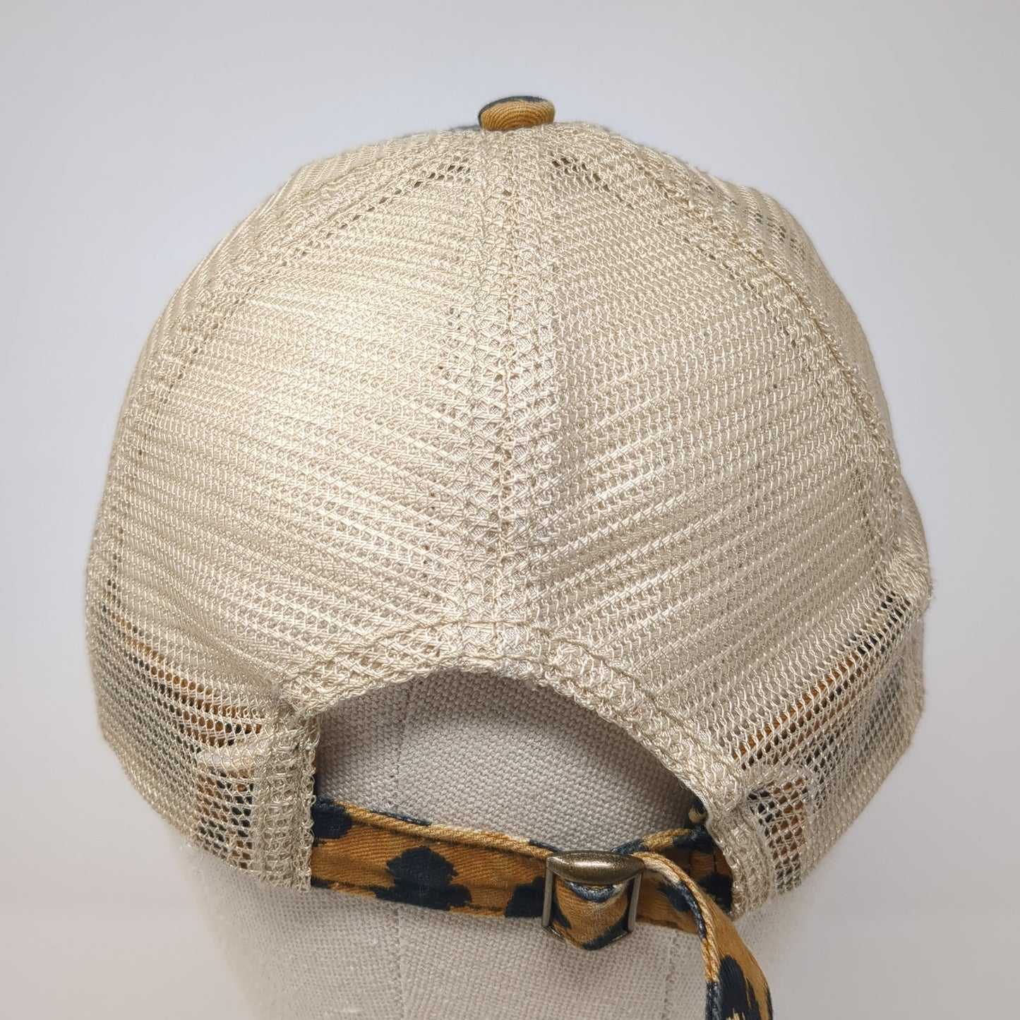 Shady Beach Trucker Hat Multicolor OS Adjustable Mesh Back Leopard Infinity