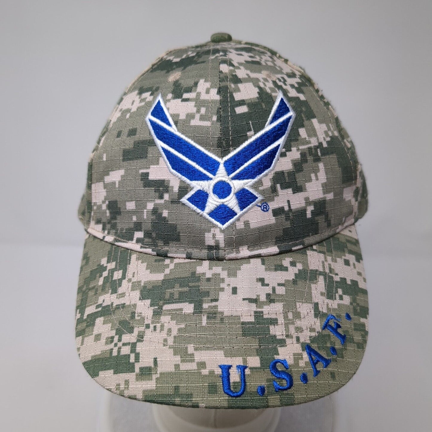 U.S.A.F. Above All Slideback Hat Digital Camo One Size Adjustable