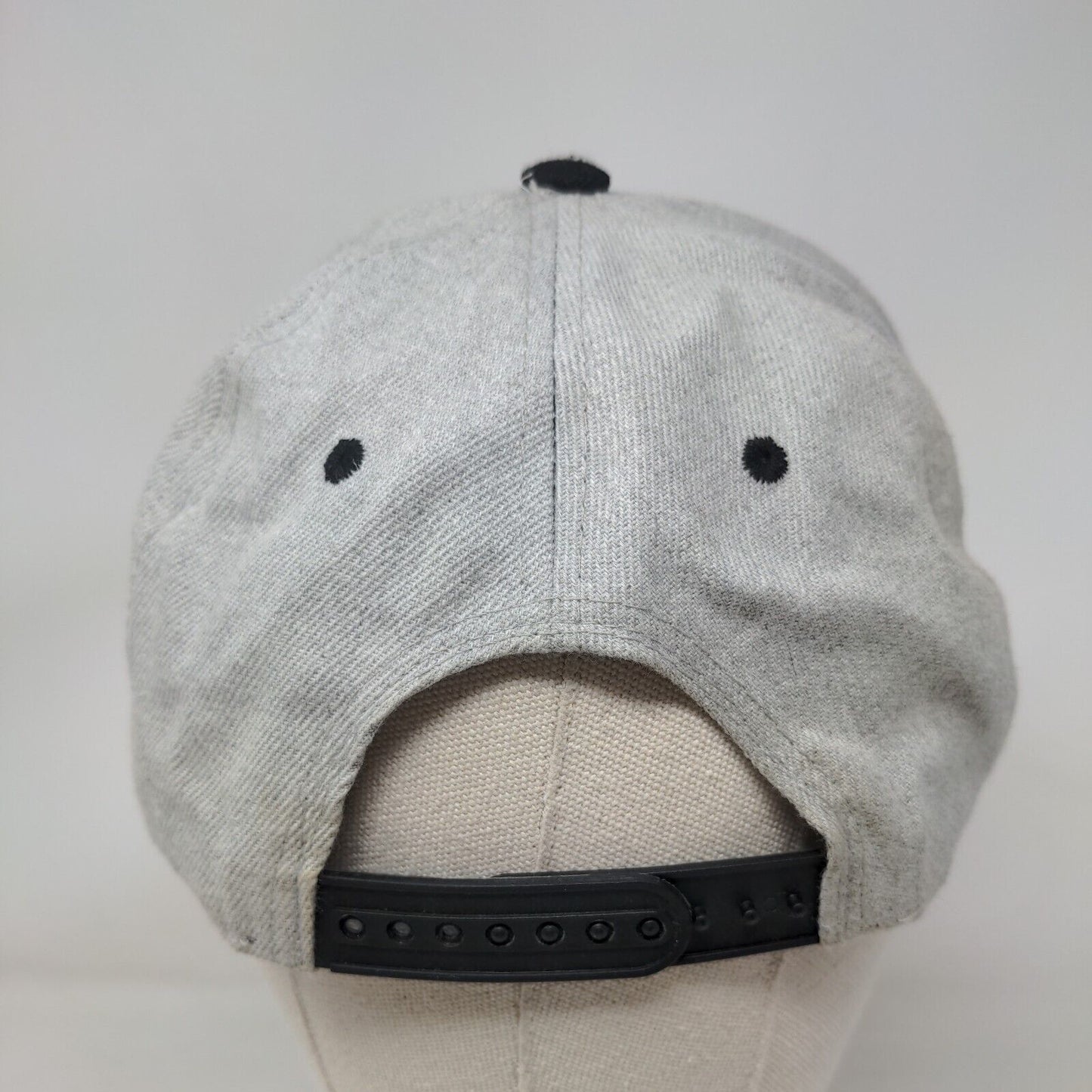 Truth Snapback Hat Gray OSFA Embroidered Adjustable 6 Panel Colorblock