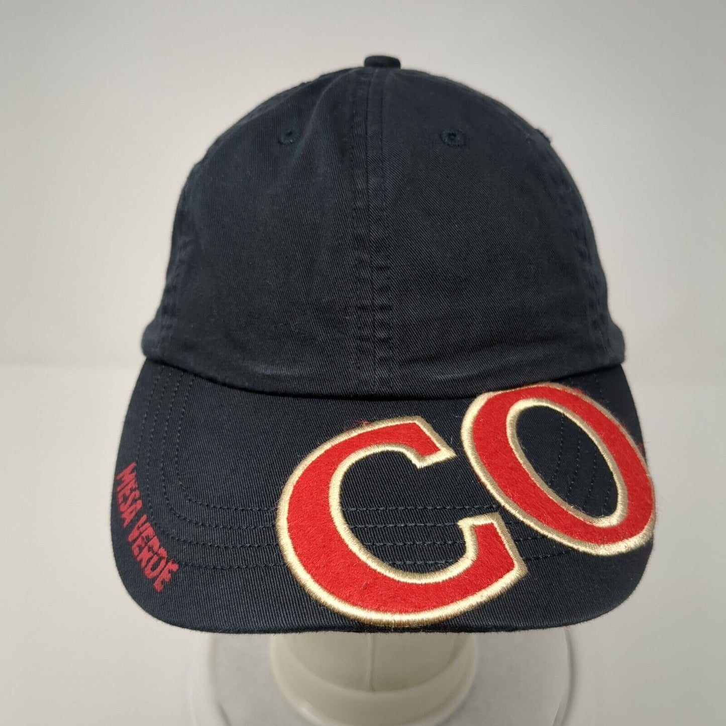 CO Mesa Verde Slideback Hat Blue One Size Adjustable Embroidered Polar USA