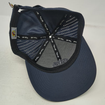 Buc-ee's Baseball Cap Blue One Size Laser Perforated Adjustable Mascot Logo hat