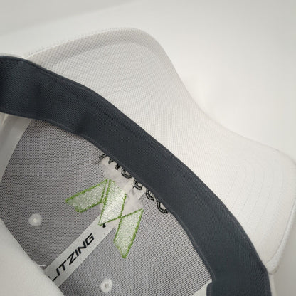 Wesco Fitted Hat White L/XL Embroidered Logo Under Armour Blitzing
