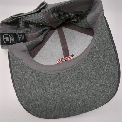 Letter B Strapback Hat Gray One Size Adjustable Embroidered Ogio