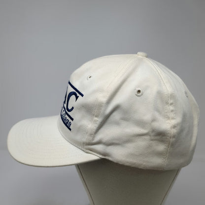 Saint Anselm College Hawks NCAA The Game Snapback White Hat One Size Green Brim