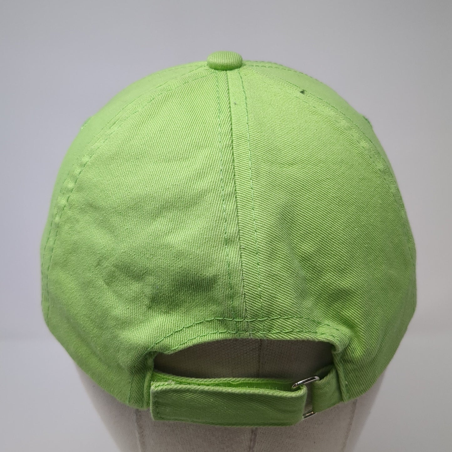 Unbranded Strapback Hat Green One Size Adjustable Outdoor Blank Solid