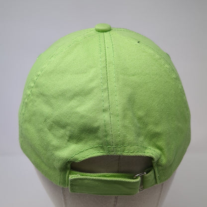 Unbranded Strapback Hat Green One Size Adjustable Outdoor Blank Solid