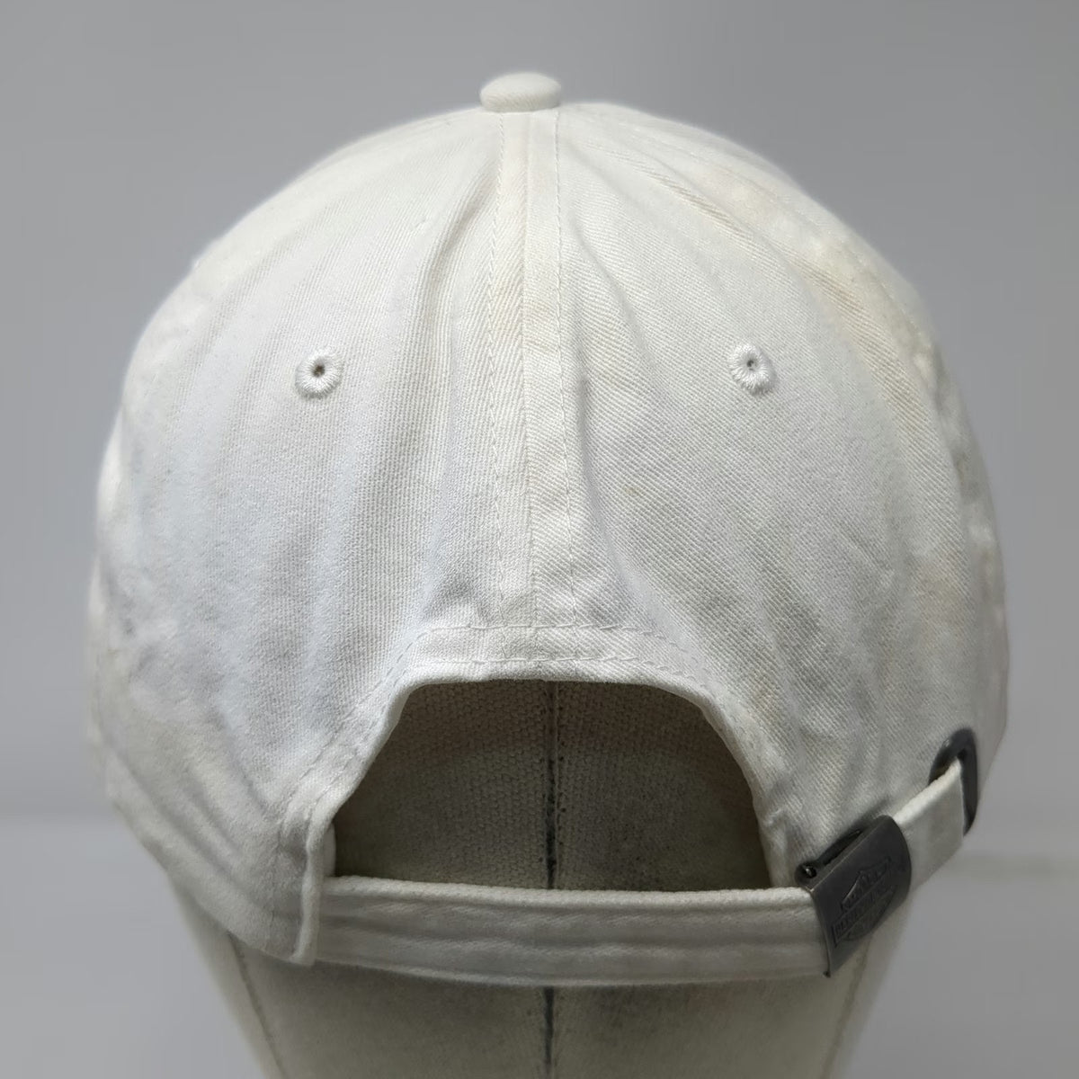 Harley-Davidson Baseball Cap White Red One Size 120th Anniversary Logo Patch hat