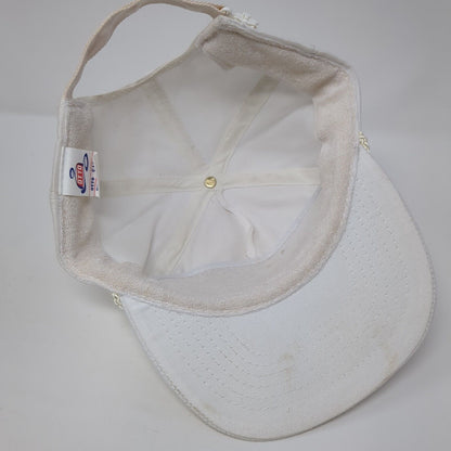 CF Slideback Hat White One Size Adjustable Embroidered Rope 6 Panel Otto